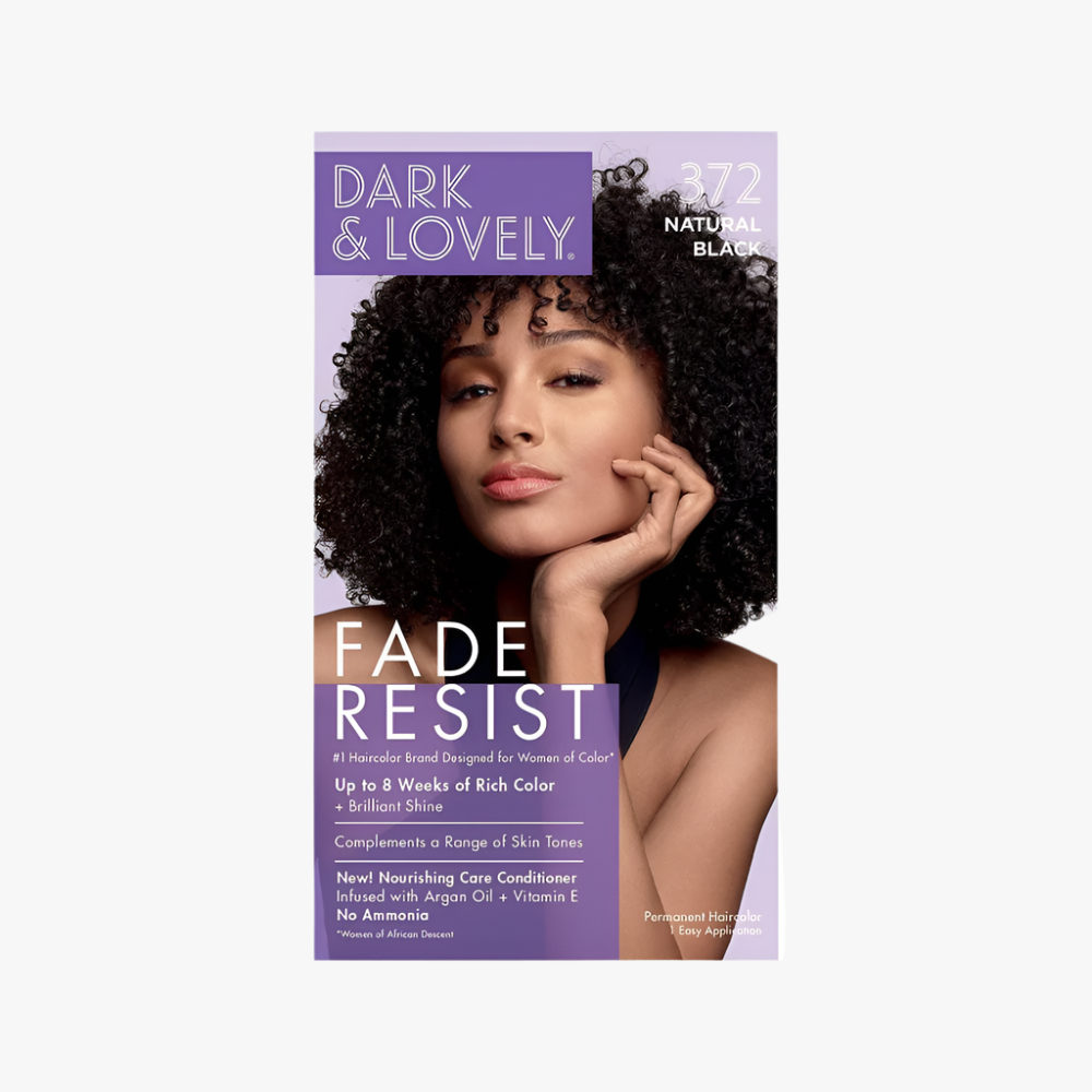 Dark & Lovely Fade Resist Hair Colour – Natural Black #372