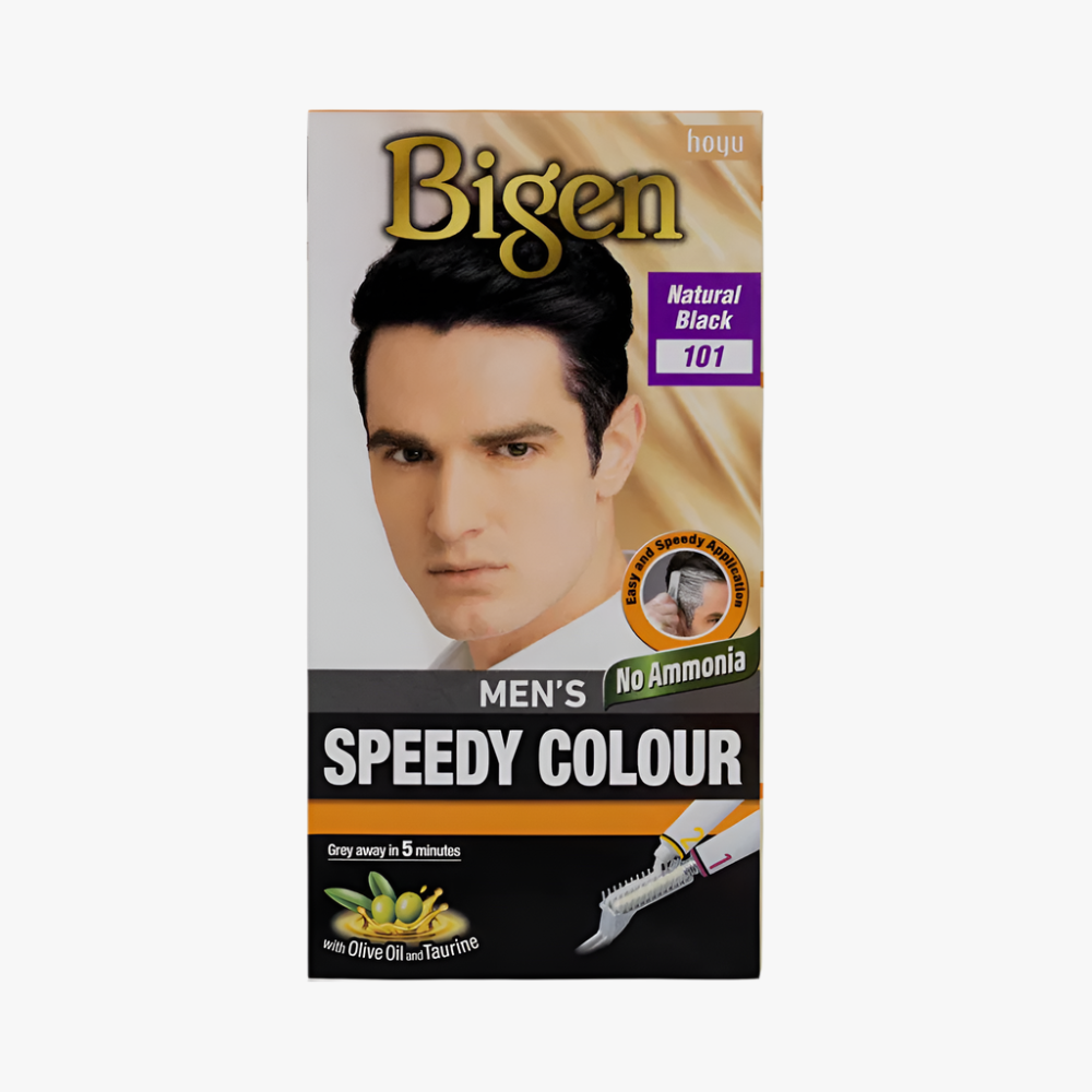 Bigen Men's Speedy Colour Natural Black 101