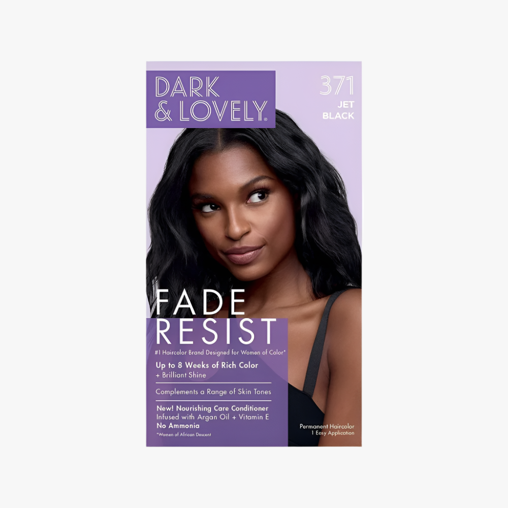 Dark & Lovely Fade Resist Hair Colour – Jet Black #371