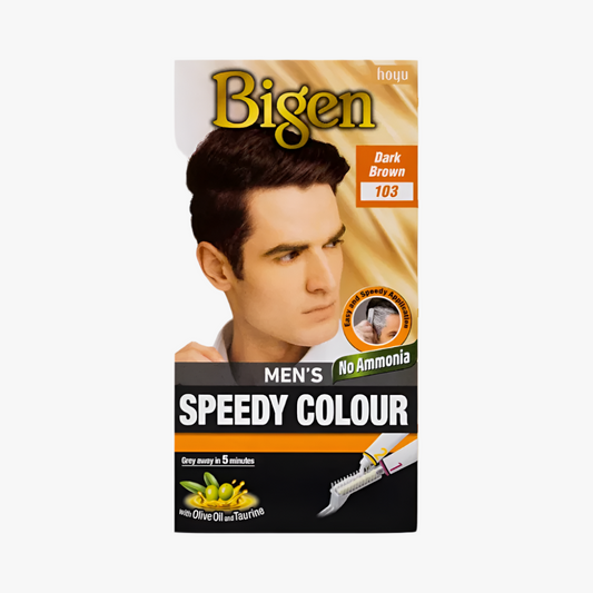 Bigen Men's Speedy Colour Dark Brown 103