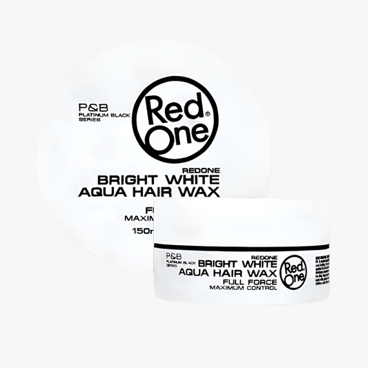 Bright White Aqua Hair Gel Wax