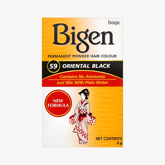 Bigen Permanent Powder Hair Colour - Oriental Black #59